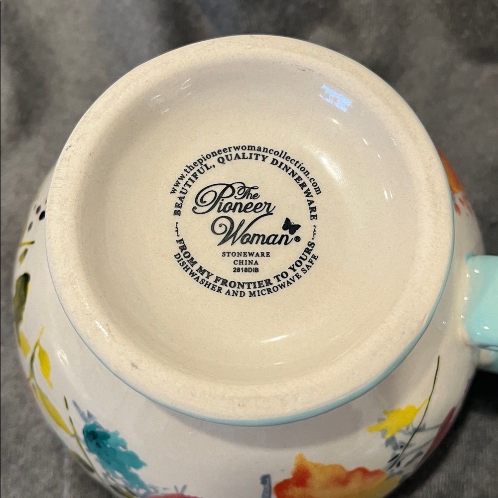 Pioneer Woman Willow XLarge Handled Soup Mug/Bowl - Picture 6 of 8